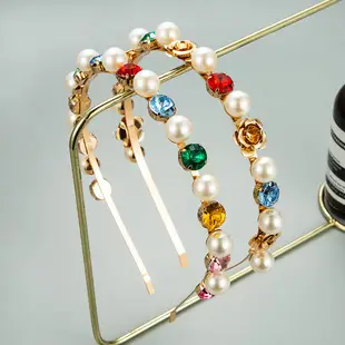 Black Baroque Diamond Hair Hoop for Women — feature 10