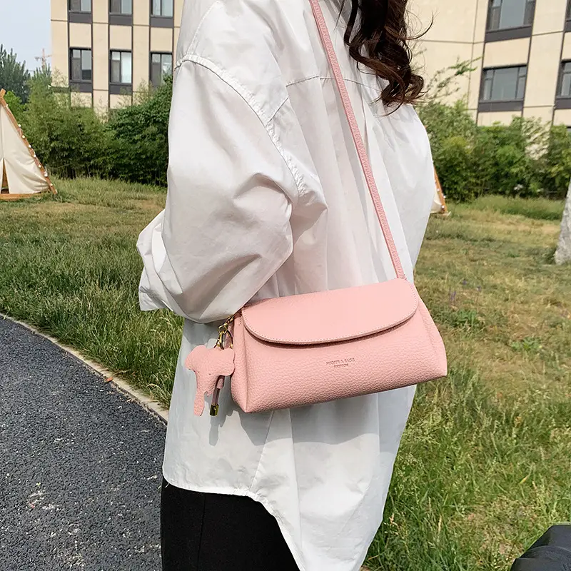 Pink Small Crossbody Bag for Women - Image 5
