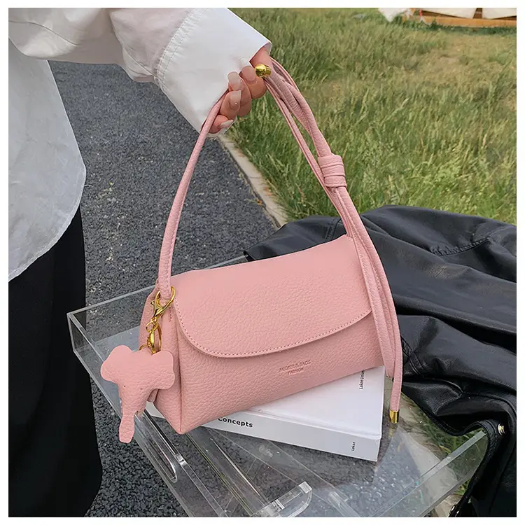 Pink Small Crossbody Bag for Women - Image 7