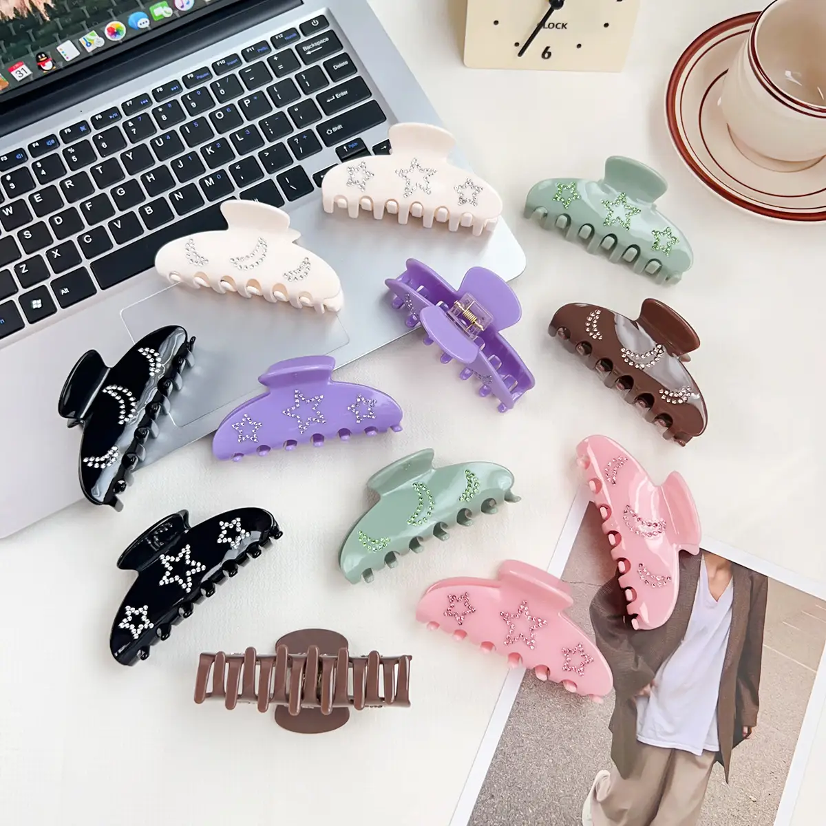 Elegant Diamond Hairpin Clip for Women - Image 13