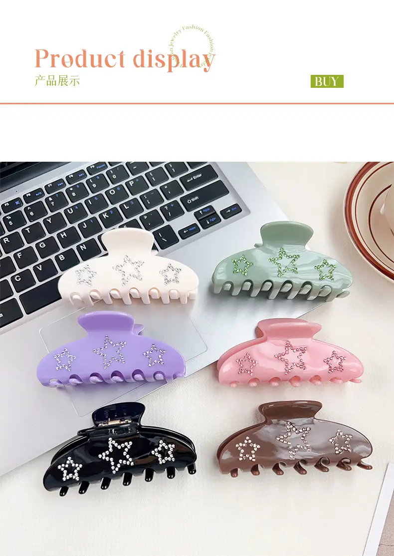 Elegant Diamond Hairpin Clip for Women — feature 9