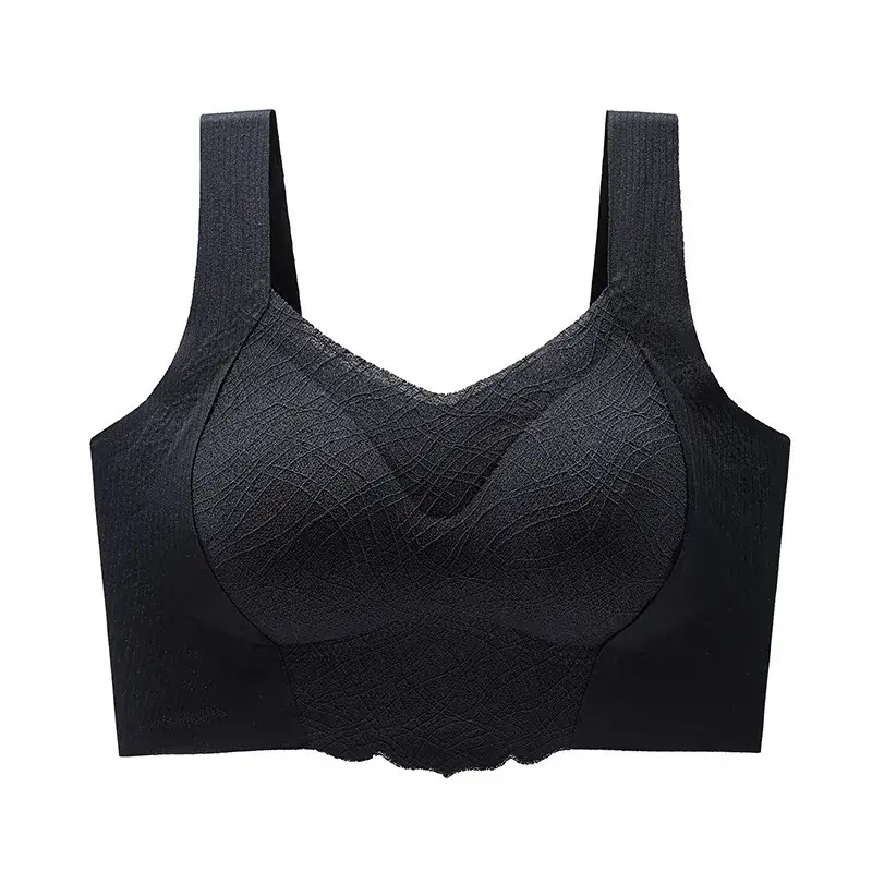Women's Fixed Bra Small Chest Large Gather Upper Bra without Steel Ring Vest Bra - Image 4
