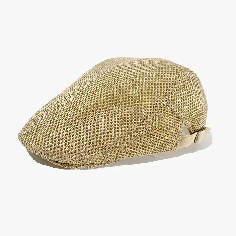 Men's Black Korean Style Beret Cap Summer Casual Painter's Cap