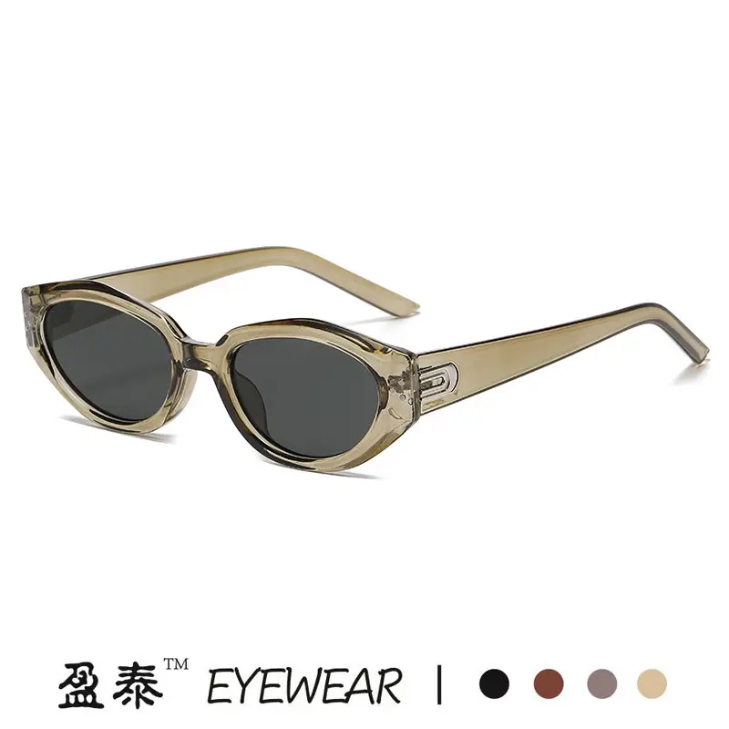 Grey Black Korean Sunglasses Women High End White Frame - Image 11