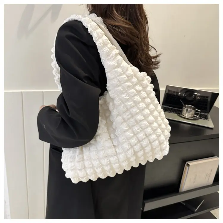 Korean Bubble Bag Women Yellow 2024 Spring Summer — feature 13