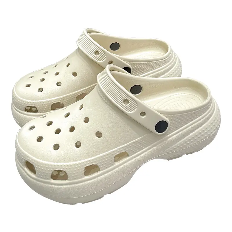 Snow house hole shoes women cross hole shoes eva hole shoes thick bottom hole shoes hole slippers factory wholesale - Image 9