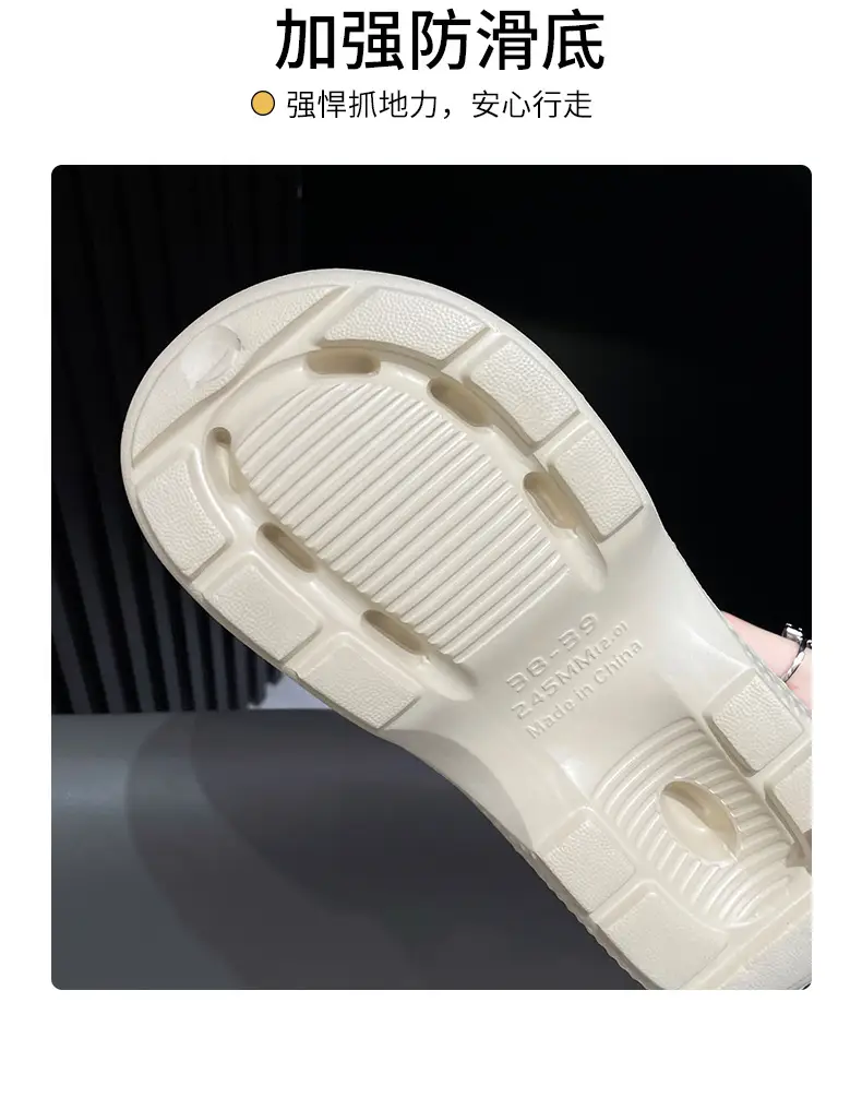 Snow house hole shoes women cross hole shoes eva hole shoes thick bottom hole shoes hole slippers factory wholesale — feature 10