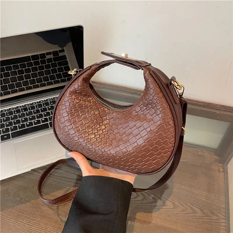 Retro Purple Crossbody Bag Women 2024 Spring - Image 14
