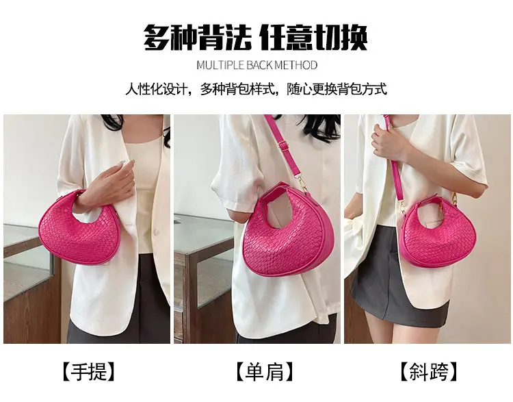 Retro Purple Crossbody Bag Women 2024 Spring — feature 11