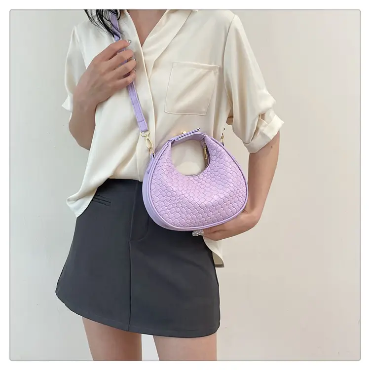 Retro Purple Crossbody Bag Women 2024 Spring — feature 22