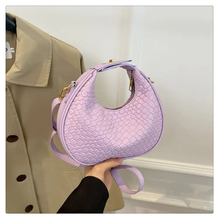 Retro Purple Crossbody Bag Women 2024 Spring — feature 28