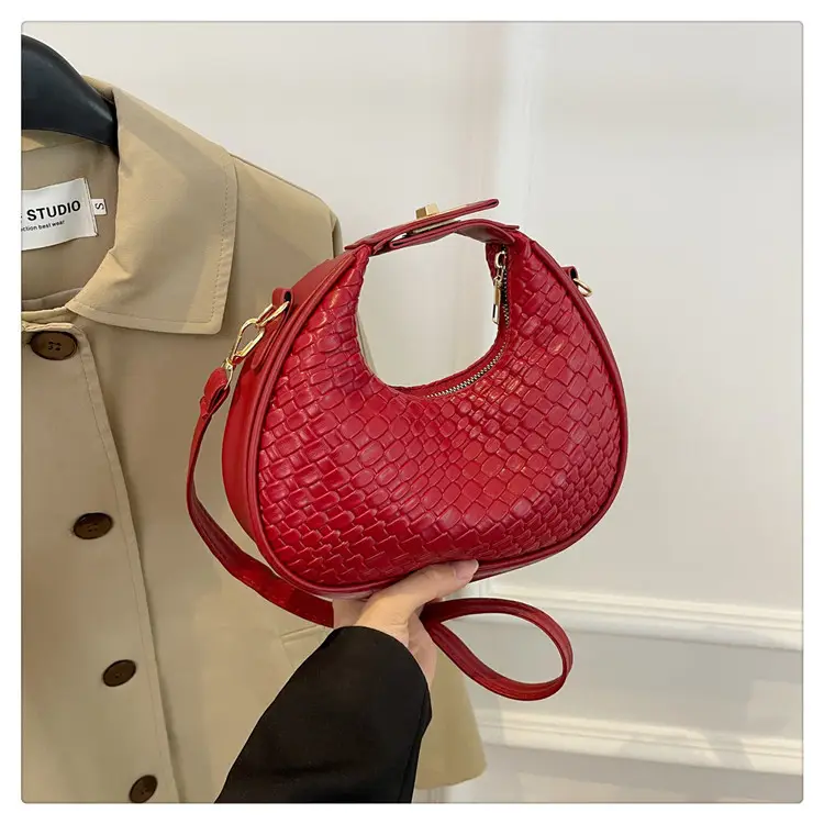Retro Purple Crossbody Bag Women 2024 Spring — feature 35