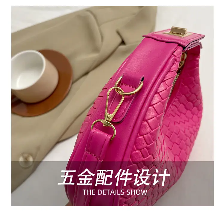 Retro Purple Crossbody Bag Women 2024 Spring — feature 5