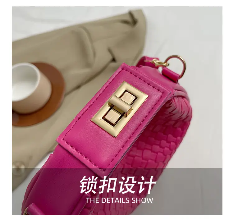 Retro Purple Crossbody Bag Women 2024 Spring — feature 6