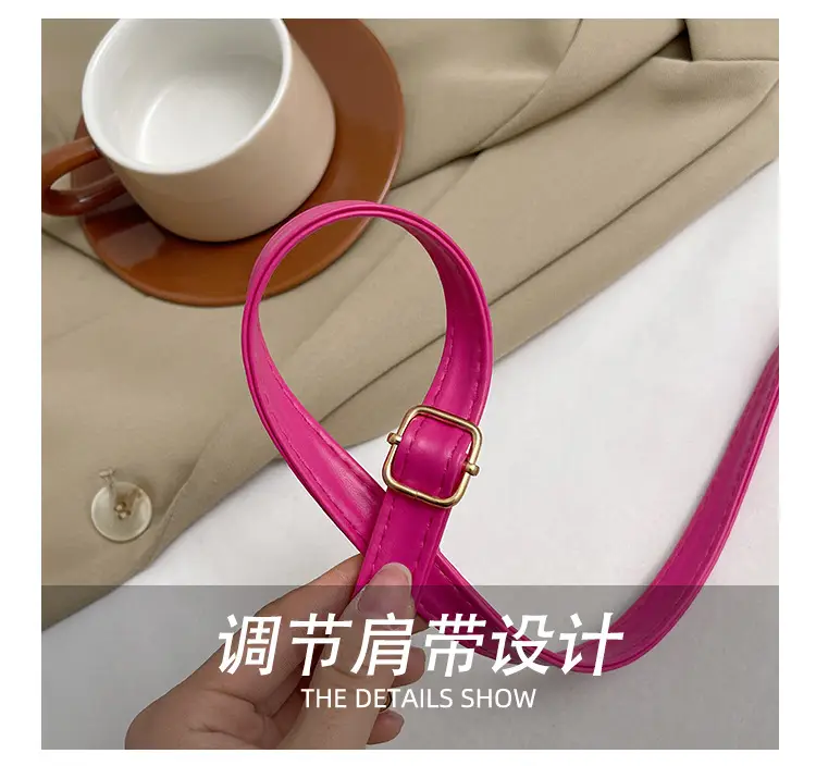Retro Purple Crossbody Bag Women 2024 Spring — feature 8