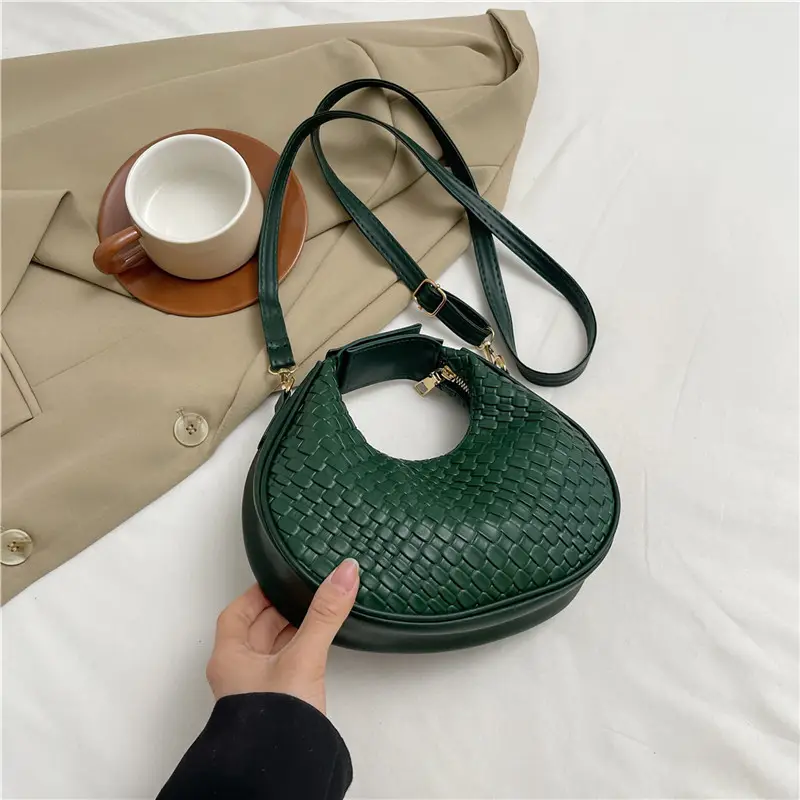 Retro Purple Crossbody Bag Women 2024 Spring - Image 3