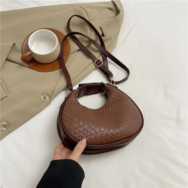 Retro Purple Crossbody Bag Women 2024 Spring - Image 5