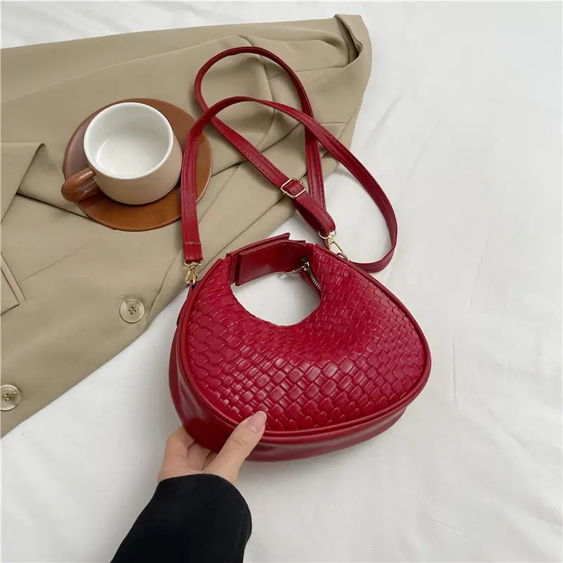 Retro Purple Crossbody Bag Women 2024 Spring - Image 6