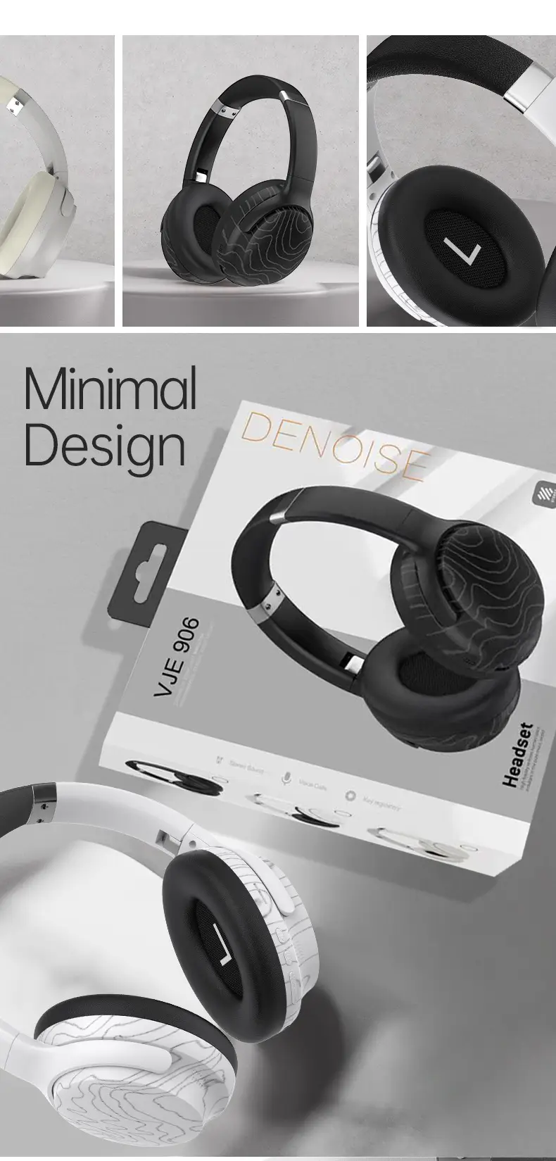 Cross-border Bluetooth Headset with 3 Sound Effects β feature 5