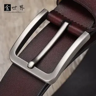 Men's Black Leather Belt 150cm Retro Style — feature 13