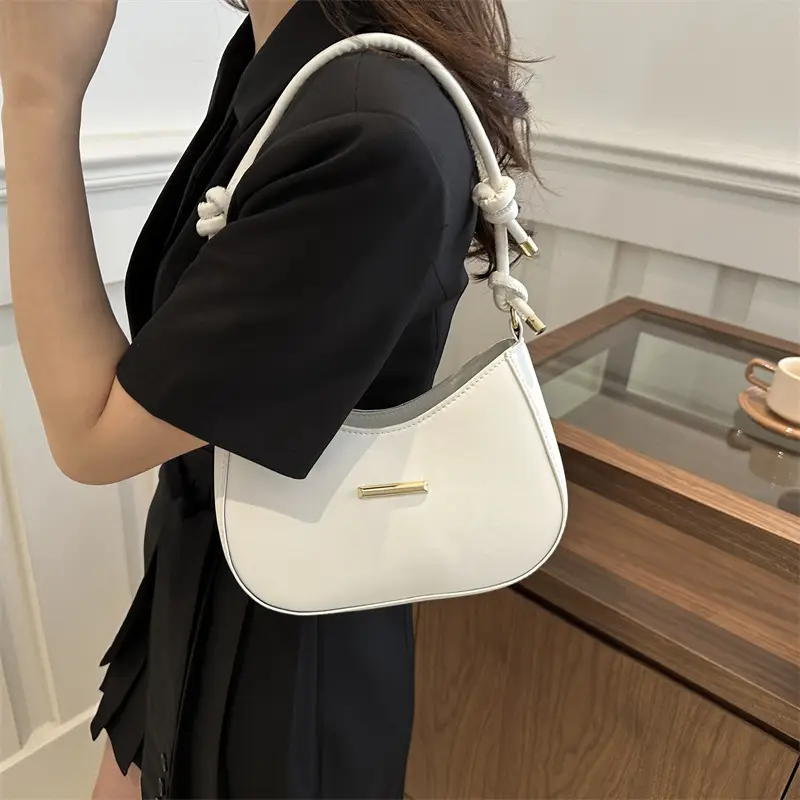 Black Half-Moon Crossbody Bag for Women 2025 - Image 5