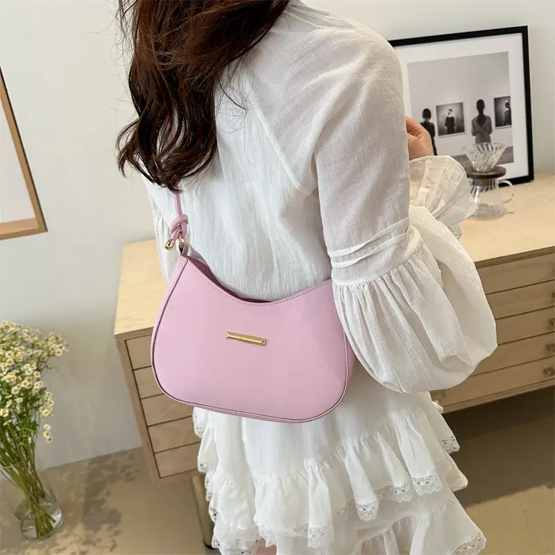 Black Half-Moon Crossbody Bag for Women 2025 - Image 8