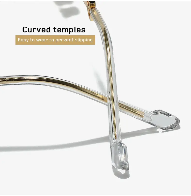 Oval Diamond Metal Sunglasses for Women — feature 24