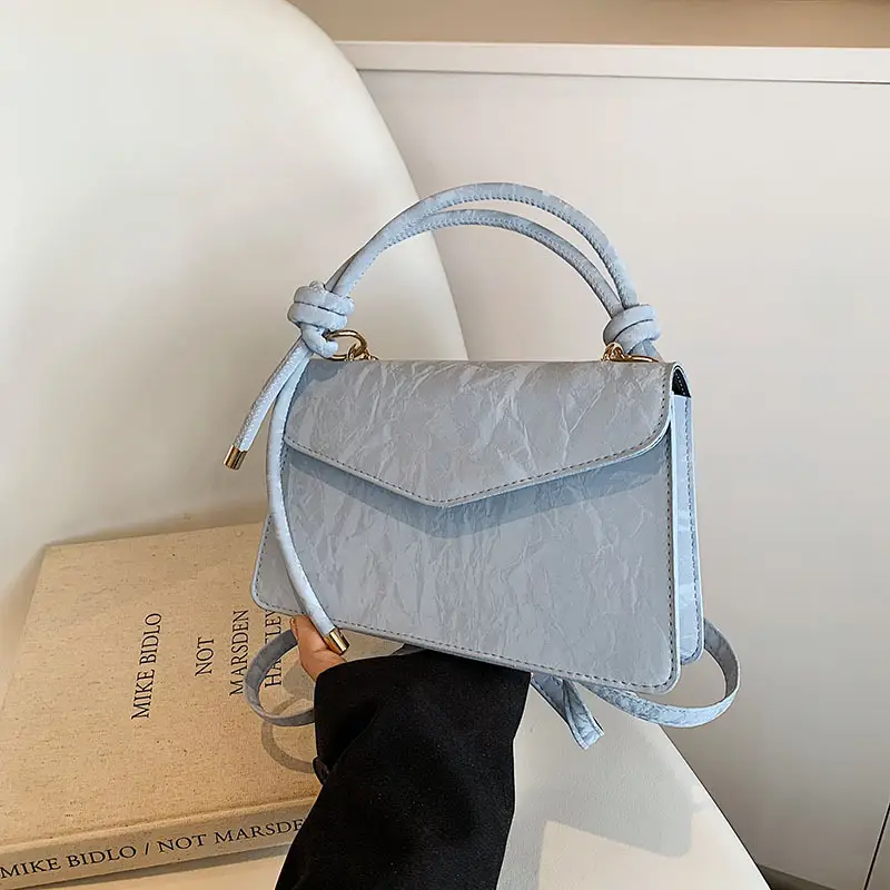 Women's Creamy Square Shoulder Messenger Bag 2024 - Image 6