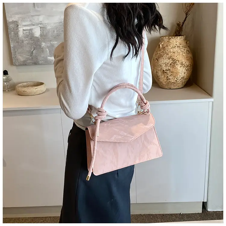 Women's Creamy Square Shoulder Messenger Bag 2024 — feature 20