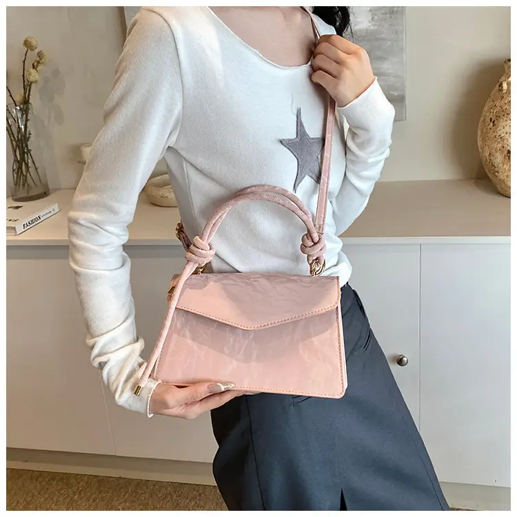 Women's Creamy Square Shoulder Messenger Bag 2024 — feature 21