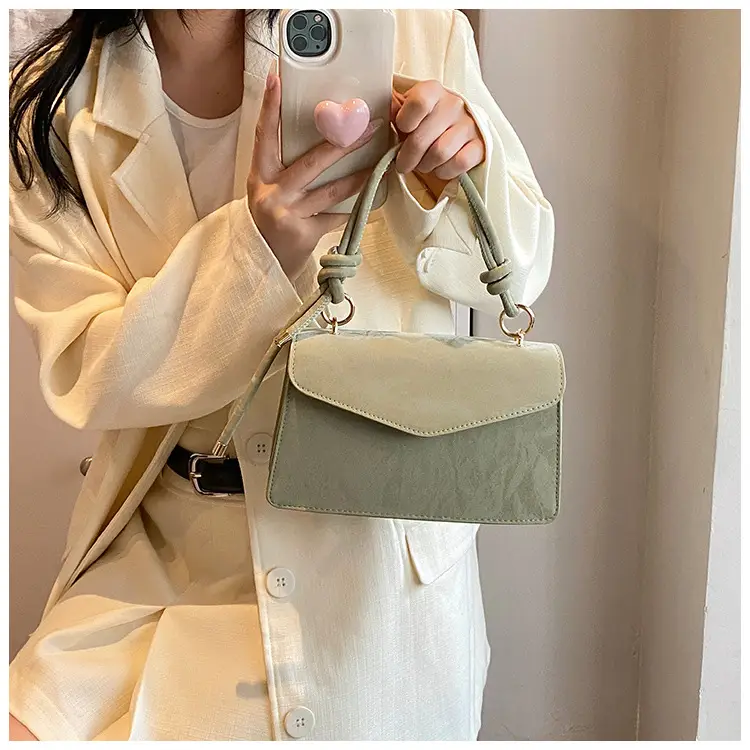 Women's Creamy Square Shoulder Messenger Bag 2024 — feature 22