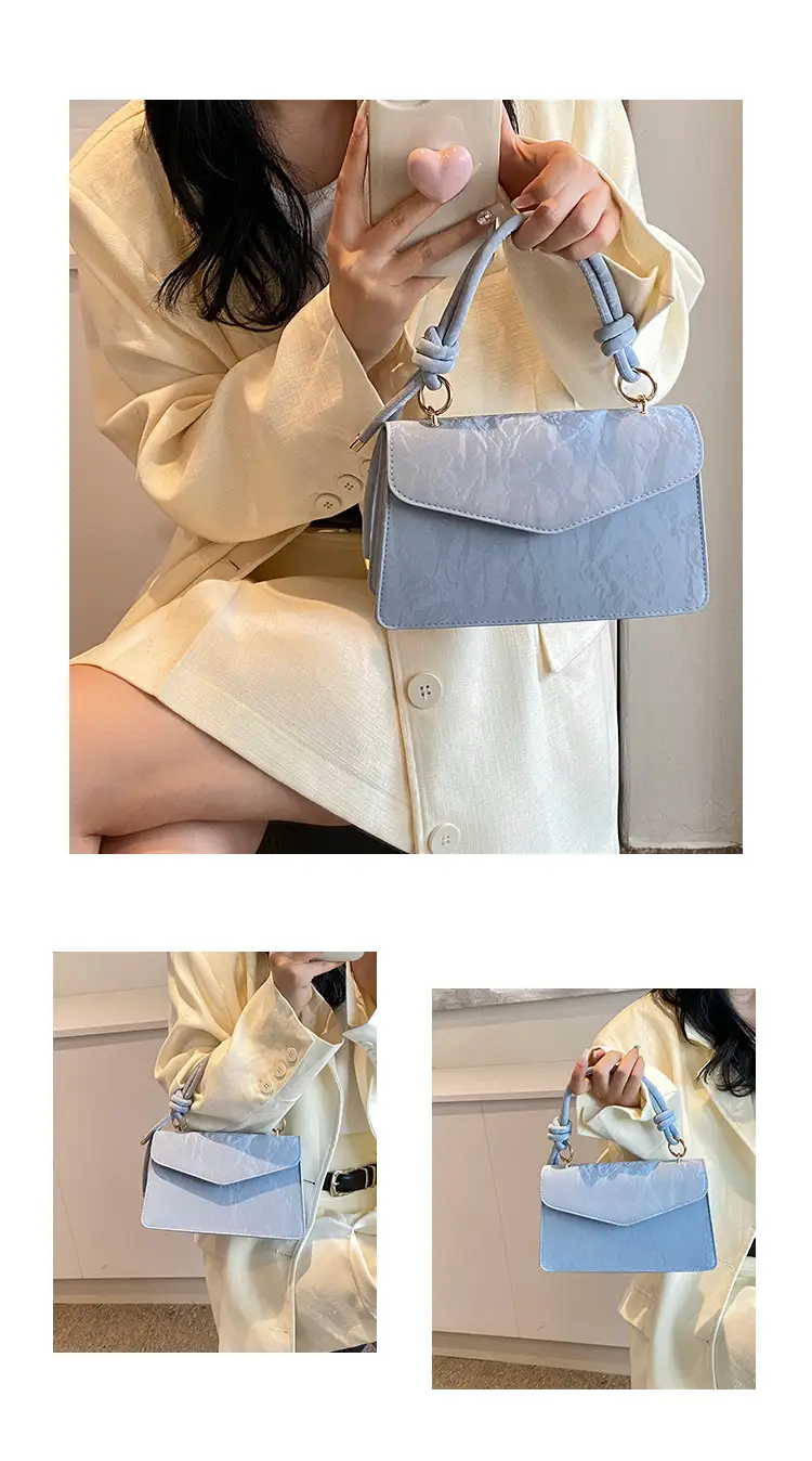 Women's Creamy Square Shoulder Messenger Bag 2024 — feature 4