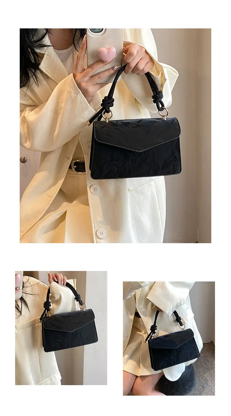 Women's Creamy Square Shoulder Messenger Bag 2024 — feature 5