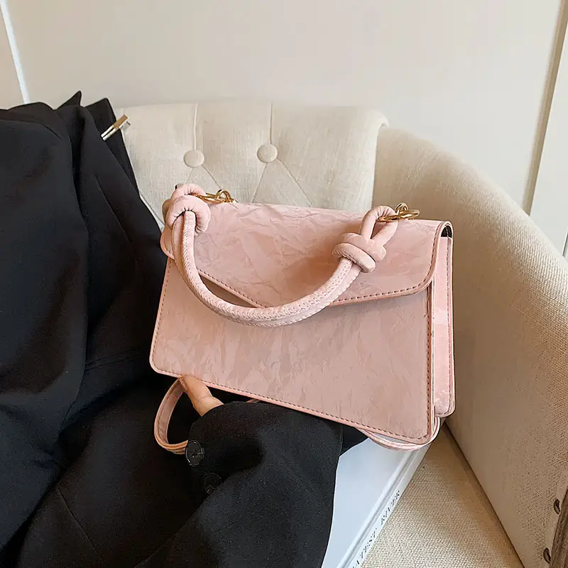 Women's Creamy Square Shoulder Messenger Bag 2024 - Image 3