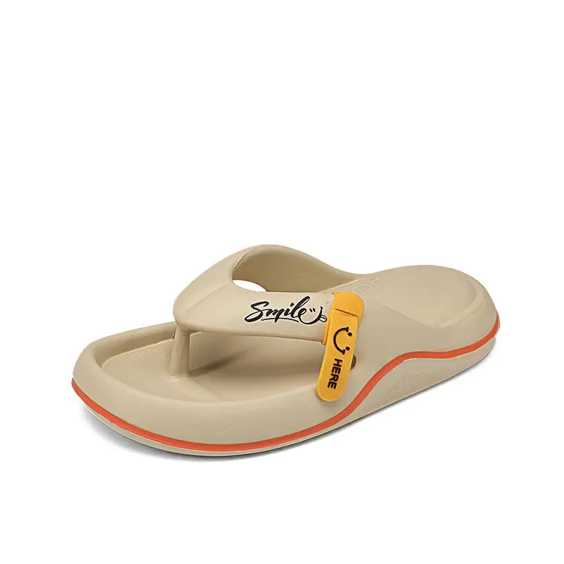Summer New Korean Style Fashionable Casual Flip-Flops Men's Outwear Cross-border plus size Beach Shoes Trendy Men's Slippers - Image 5