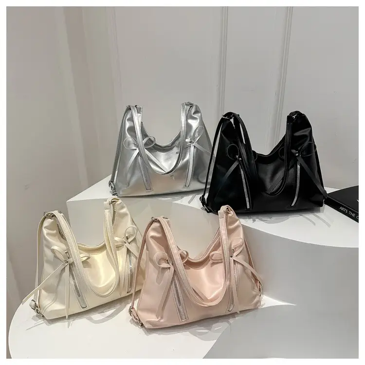Black Korean Style Large Tote Bag for Women — feature 10