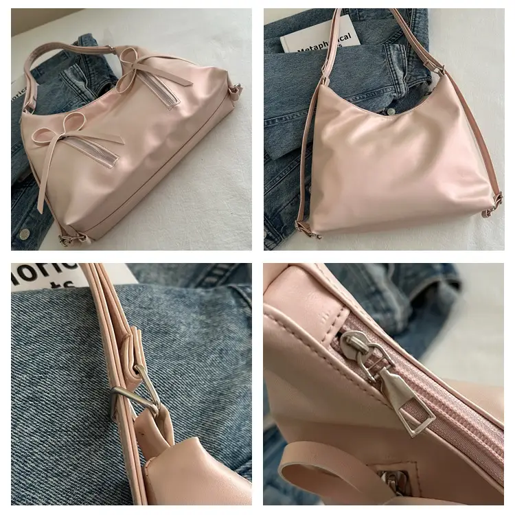 Black Korean Style Large Tote Bag for Women — feature 9