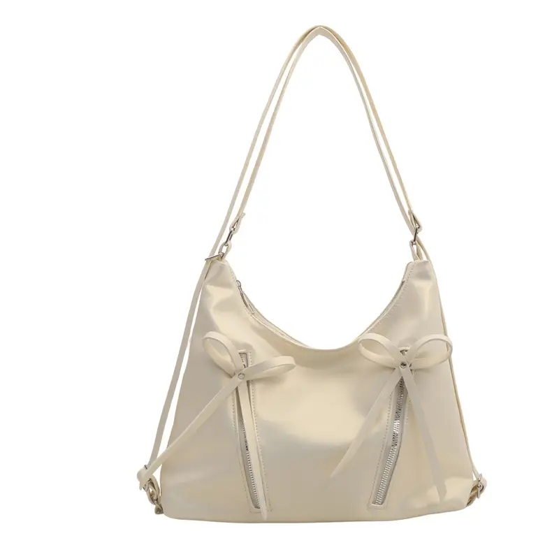 Black Korean Style Large Tote Bag for Women - Image 2