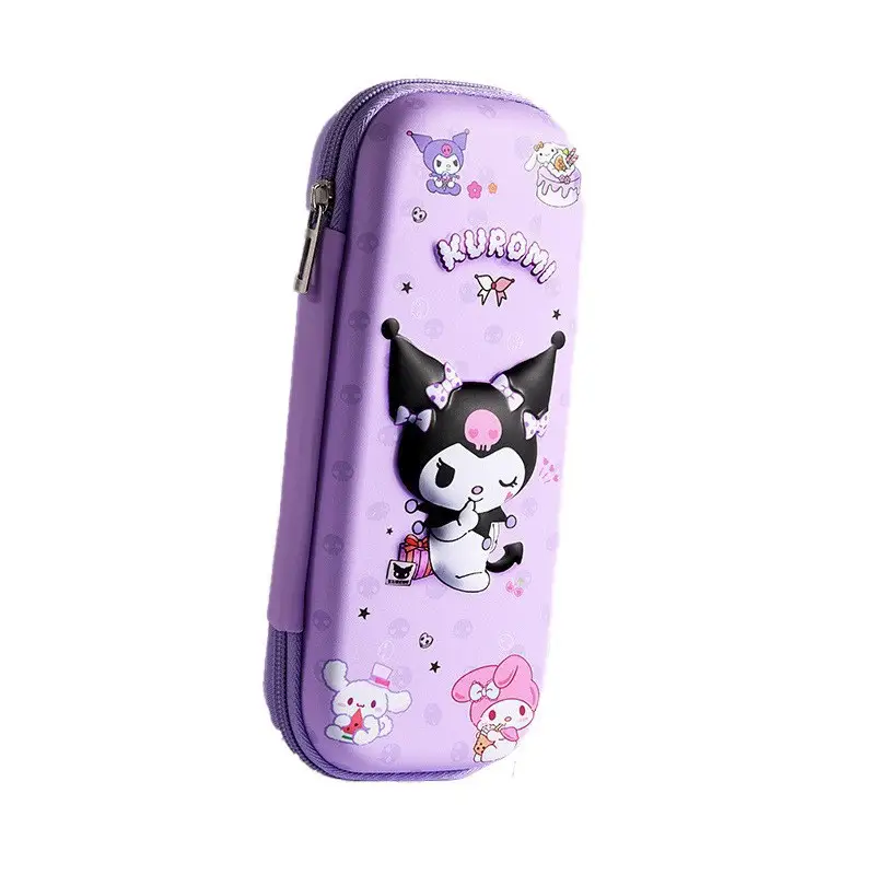 Kulomi Pencil Bag Children's Cartoon Stationery Bag for Primary School Students High-value Large-capacity Stationery Box for Girls
