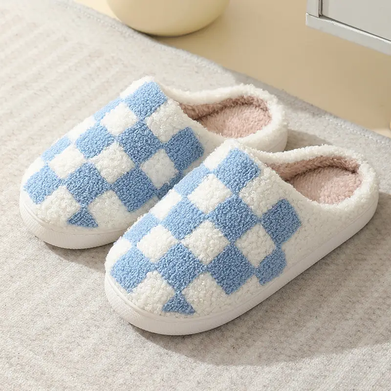 New Autumn and Winter Couple Cute Cartoon Puppy Cotton Slippers Home Indoor Non-slip Cotton Slippers Wholesale