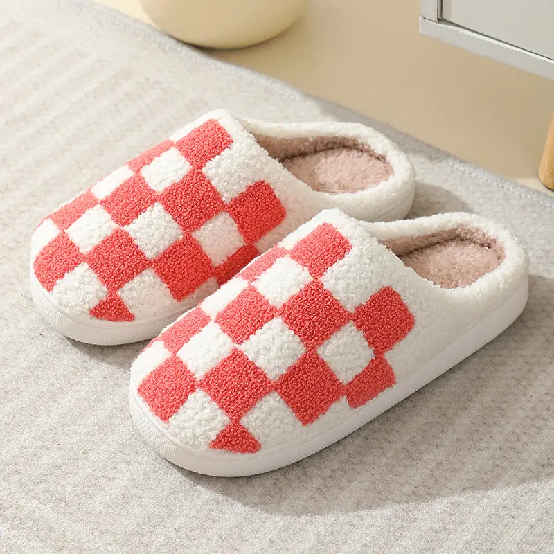 New Autumn and Winter Couple Cute Cartoon Puppy Cotton Slippers Home Indoor Non-slip Cotton Slippers Wholesale