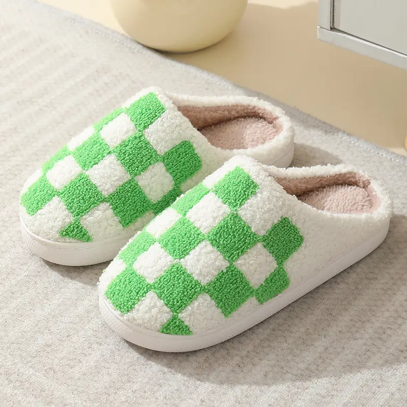 New Autumn and Winter Couple Cute Cartoon Puppy Cotton Slippers Home Indoor Non-slip Cotton Slippers Wholesale
