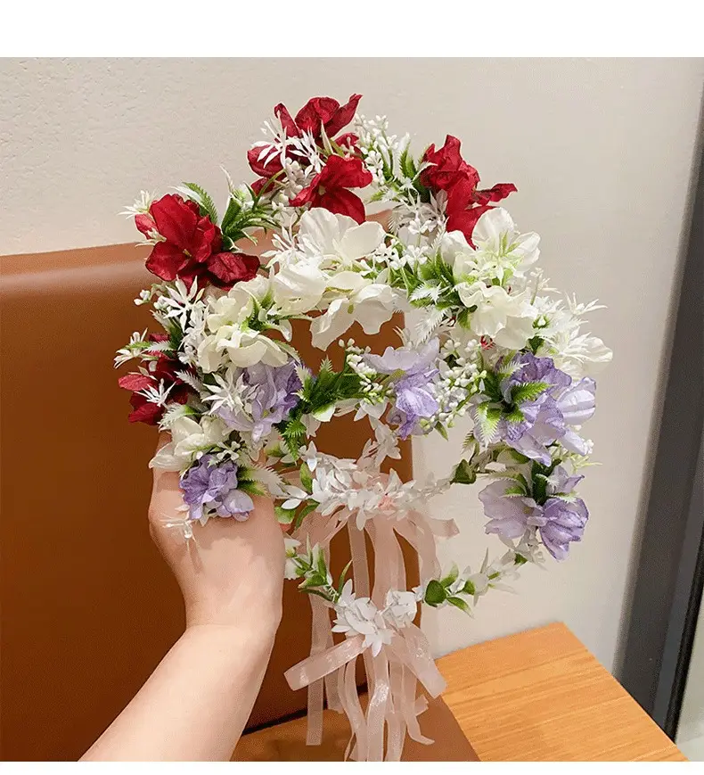 Girls' Flower Headband Mori Style 2024 New — feature 3
