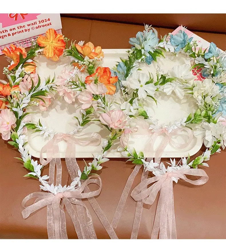 Girls' Flower Headband Mori Style 2024 New — feature 7