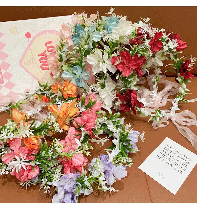 Girls' Flower Headband Mori Style 2024 New — feature 9