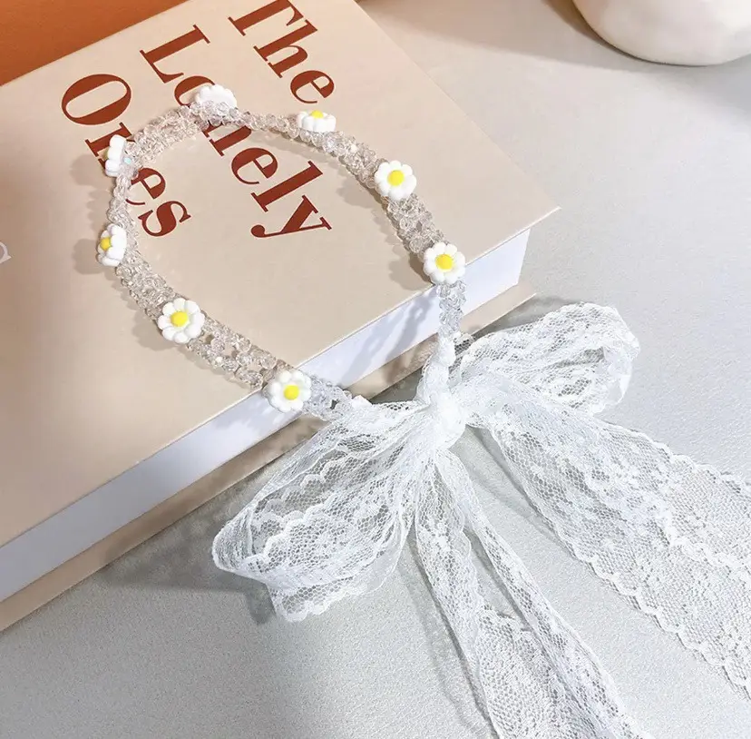 Girls' Flower Headband Mori Style 2024 New - Image 14