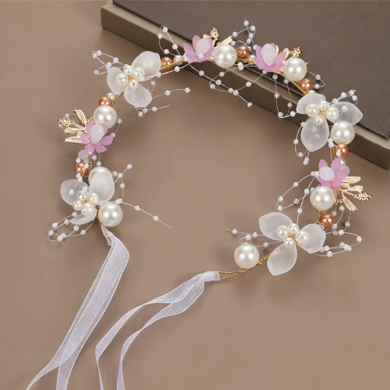 Girls' Flower Headband Mori Style 2024 New - Image 18
