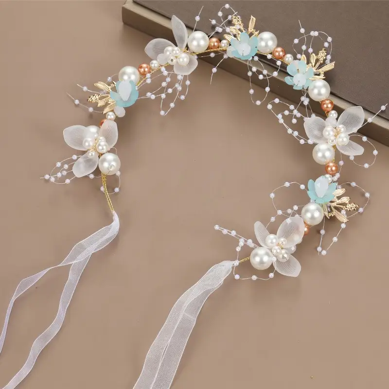 Girls' Flower Headband Mori Style 2024 New - Image 19