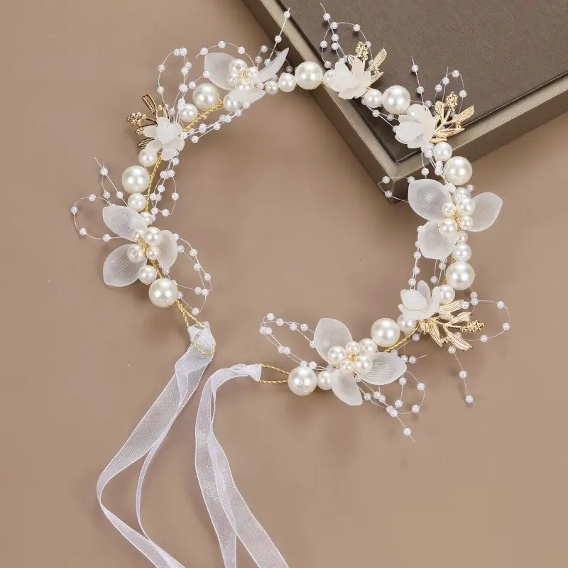 Girls' Flower Headband Mori Style 2024 New - Image 20