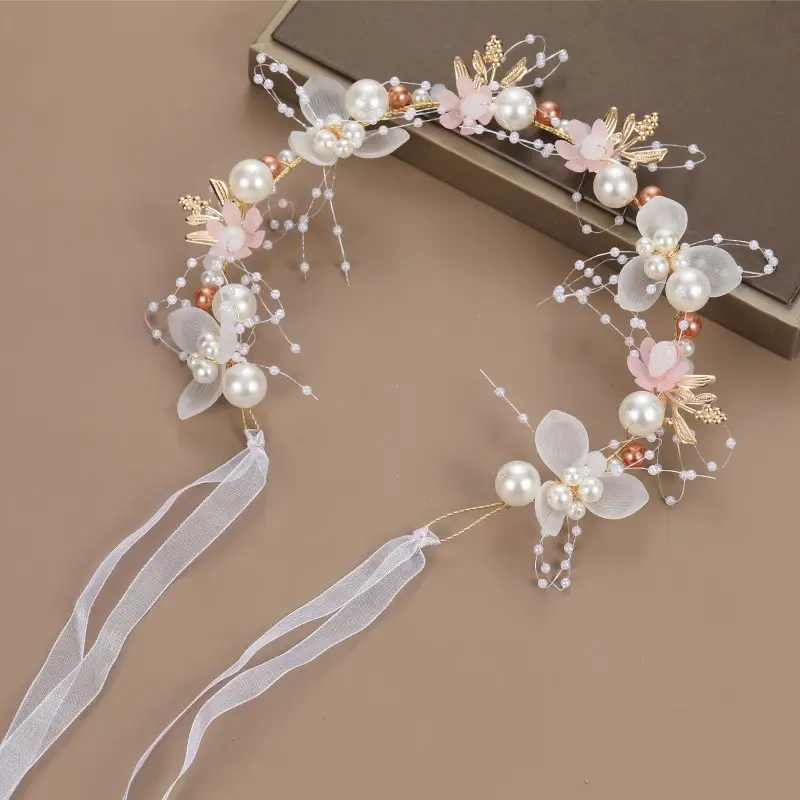 Girls' Flower Headband Mori Style 2024 New - Image 21